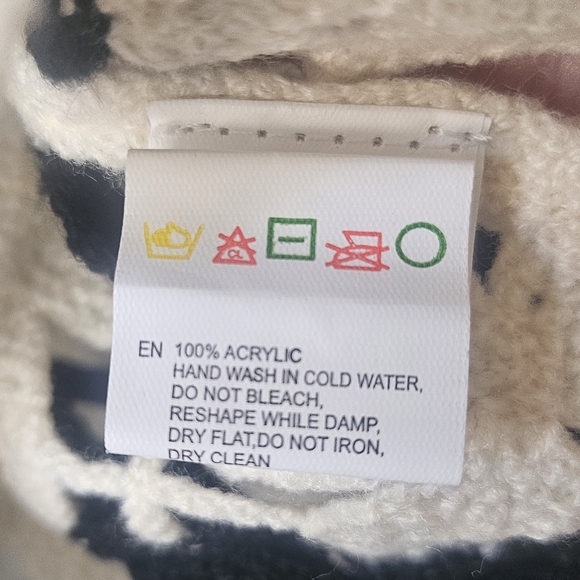 RD Style The Yenia Boho Goth Cropped Crochet Cream Black Floral Sweater, Size S - Picture 8 of 9